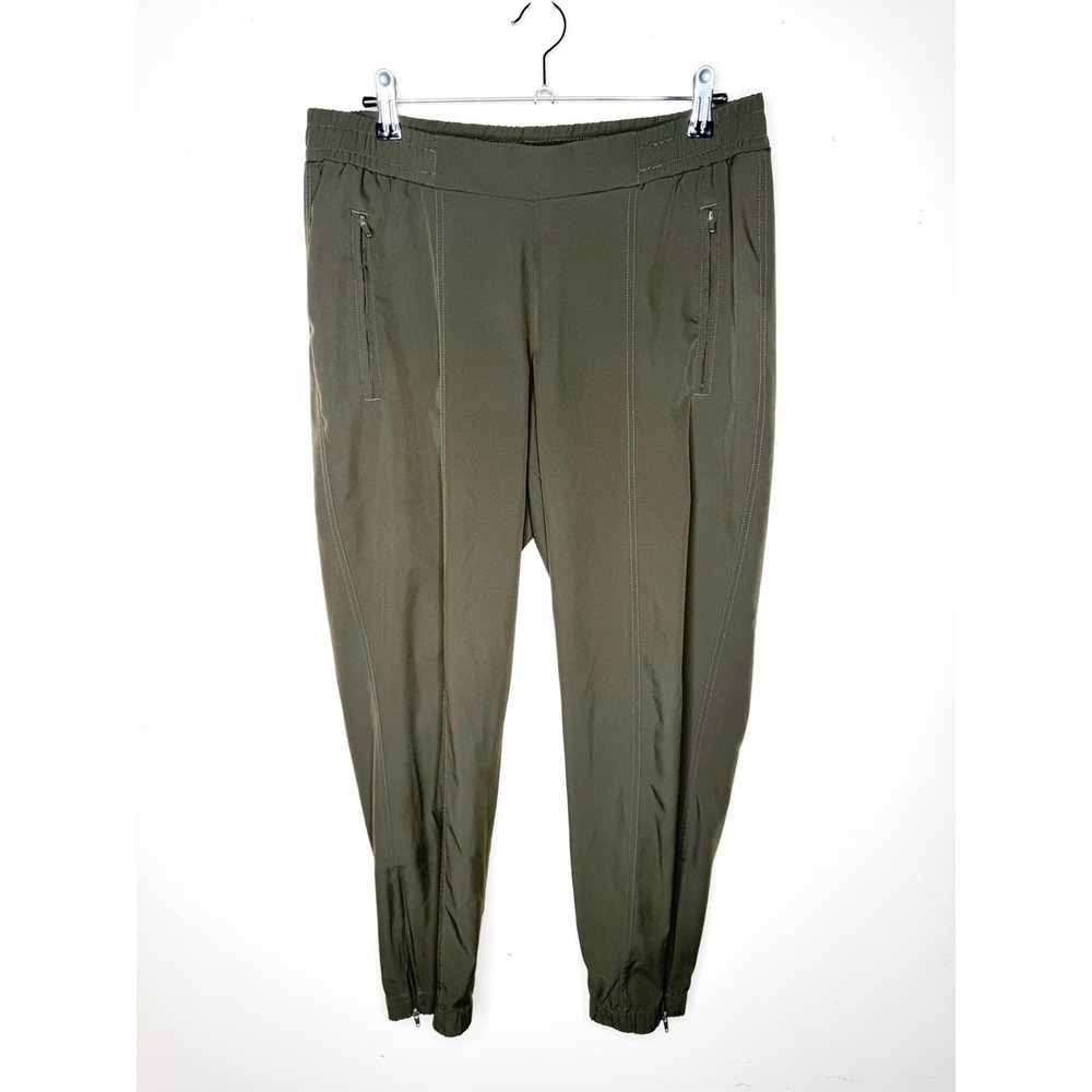 Active Old Navy Pants Womens Medium Stretch Tech Joggers Olive Green